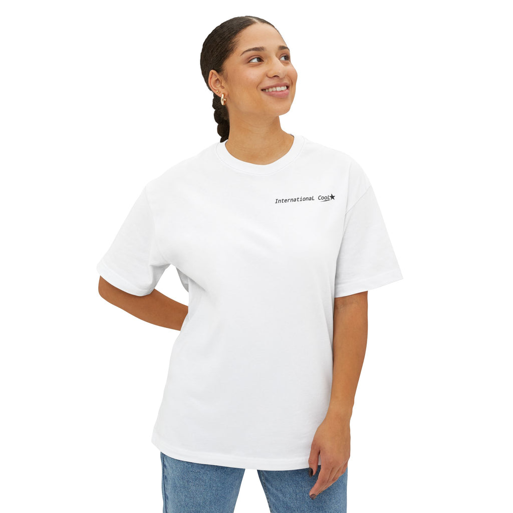 InternationaL CooL Unisex White T-shirt Series #1