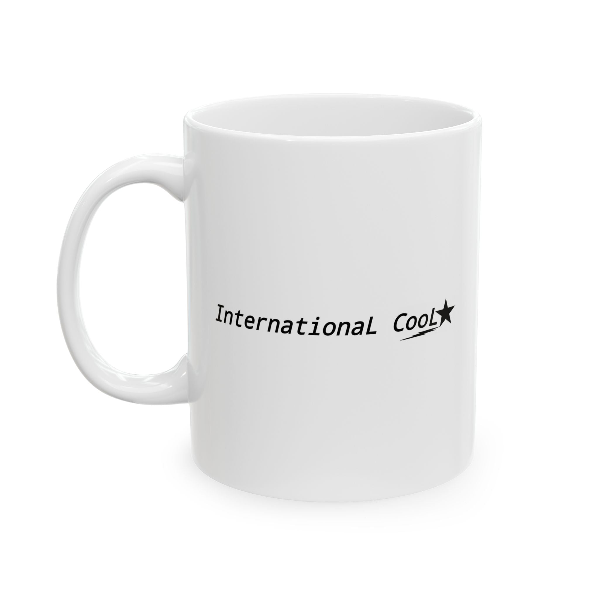 InternationaL CooL White mug Series #1