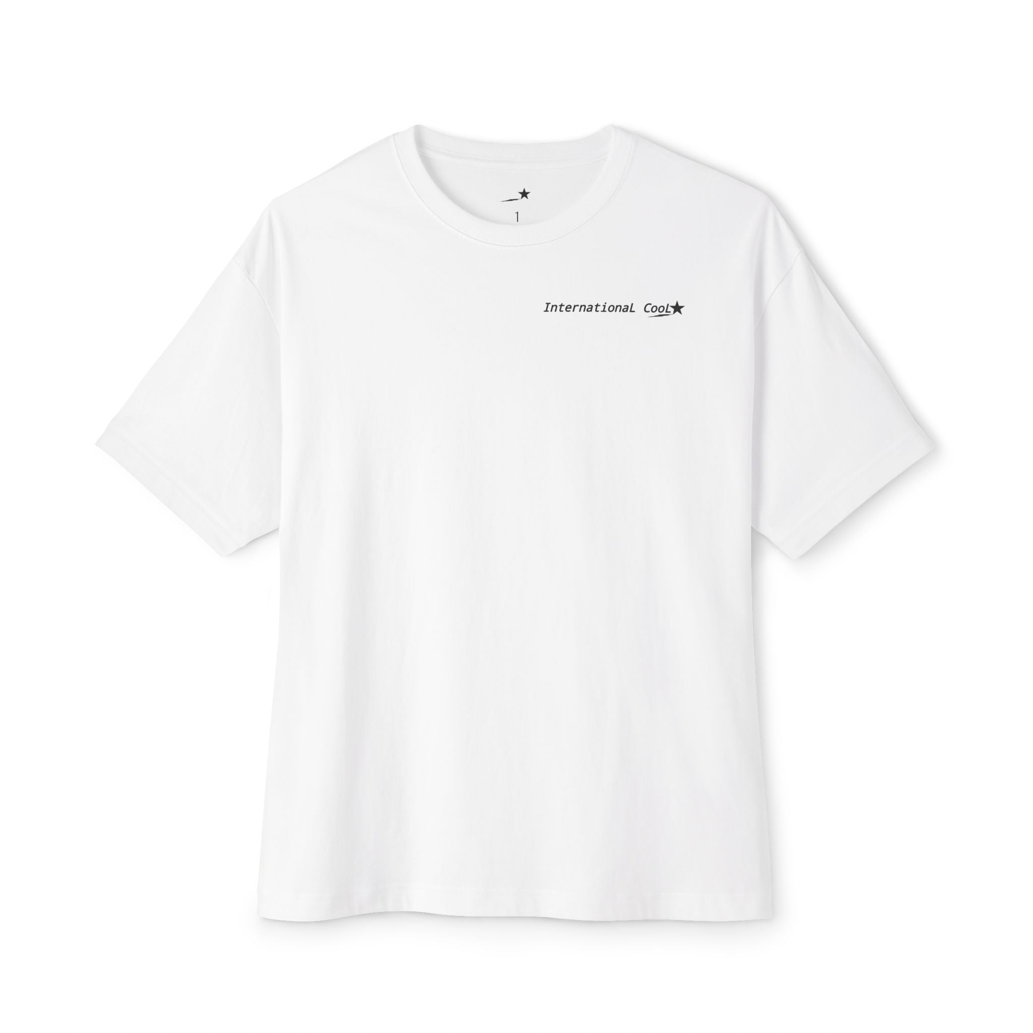 InternationaL CooL Unisex White T-shirt Series #1
